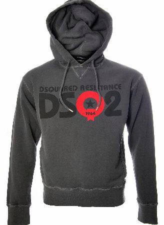 Dsquared Resistance Dyed Fleece Hooded