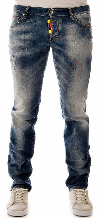 Dsquared Slim Leg Back Logo Jeans