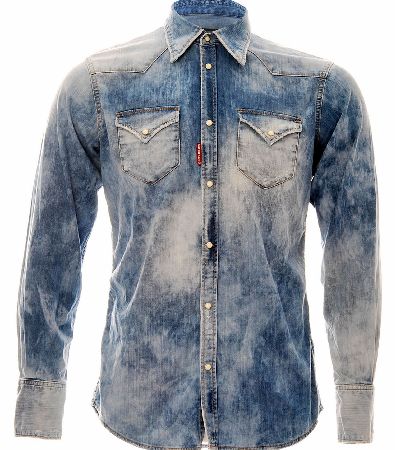 Dsquared Washed Denim Shirt