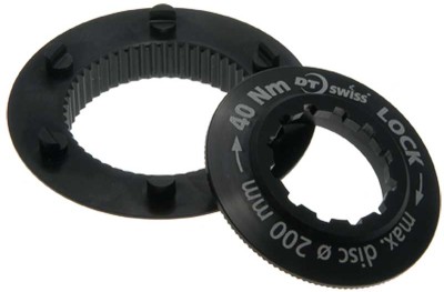 Centre-Lock to 6-bolt adapter (Black,