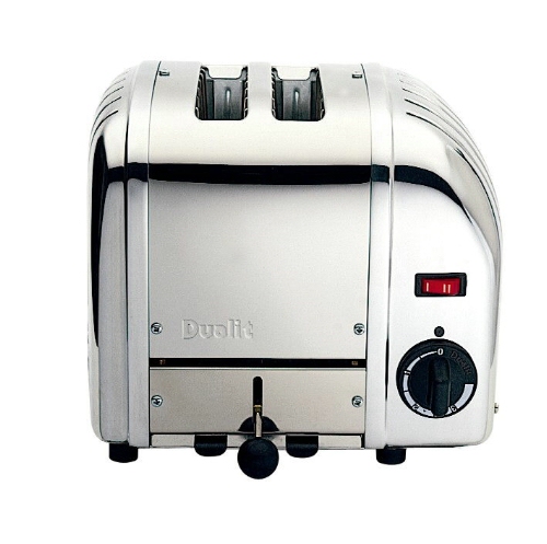 2 Slot Polished Stainless Steel Toaster