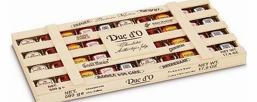 Duc dO Liqueurs in a Wooden Crate 500 g