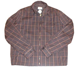 Duffer Large check harrington jacket