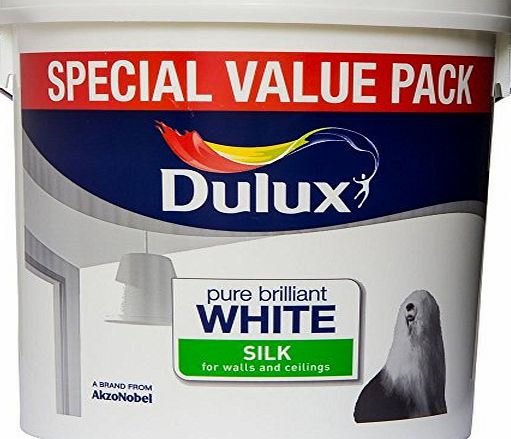 Dulux 6L Vinyl Silk Brilliant White