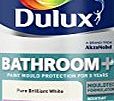 Dulux Bathroom Plus Soft Sheen Paint, 2.5 L - Pure Brilliant White