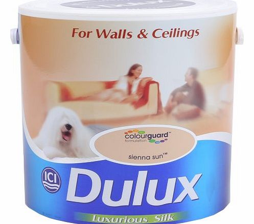 Dulux Luxurious Silk Paint 2.5 Litre Sienna Sun