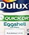 Dulux Quick Dry Eggshell Paint, 750 ml - Pure Brilliant White