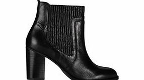 Dune Natties black leather ankle boots