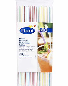 Duni Straws, Pack of 40