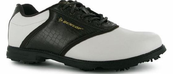 Dunlop Classic Mens Golf Shoes White/Brown 10 UK UK