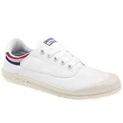 Dunlop Male Volley Fabric Upper in White and Navy
