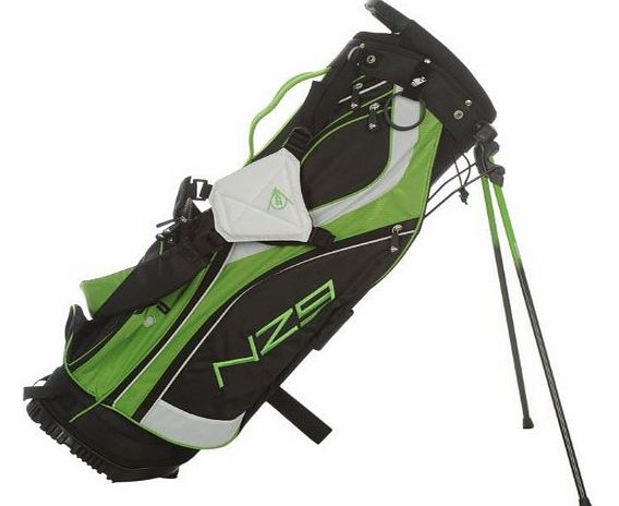 Dunlop Unisex NZ9 Golf Stand Bag Black/Green