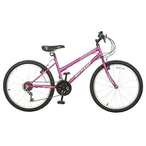 Dunlop Womens Ladies Bloom Mountain Bike Cycle Bicycle 24`` Wheels 18 Speed
