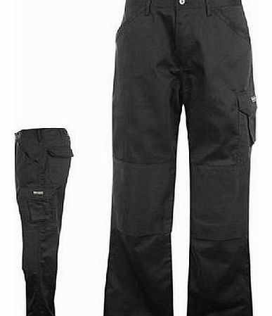 Dunlop Work Trousers Mens Black Large