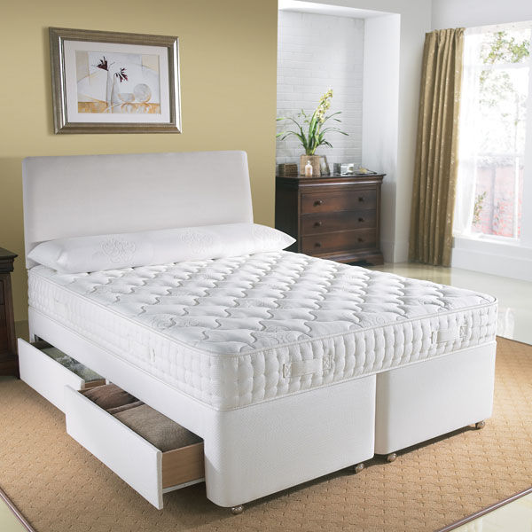 Dunlopillo Beds Orchid-Celeste 5ft Kingsize Divan Bed