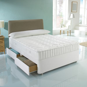 Dunlopillo Pocket Latex Beds The Sancerre 4FT 6 Divan Bed