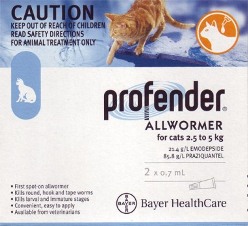 Dunlops General Profender Spot-On - Medium Cat - 2 pipettes