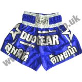 M BLUE * DUO STARS * Muay Thai Kickboxing Boxing Shorts