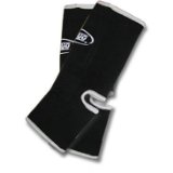 XS BLACK DUO Muay Thai Kickboxing Ankle Support Anklets