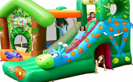 Happy Hop Jungle Fun 11.5ft Bouncy Castle