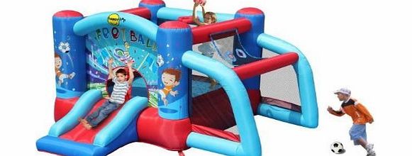 Duplay Inflatable Childrens Bouncy Castle with Football Goal 9187