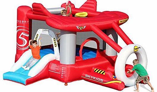 Kids Inflatable Aeroplane Bouncy Castle 9237 for outdoor home use new 2014 model