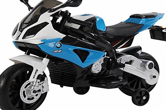 Duplay Licensed BMW 12v Kids Electric Ride On Motorbike (Blue)