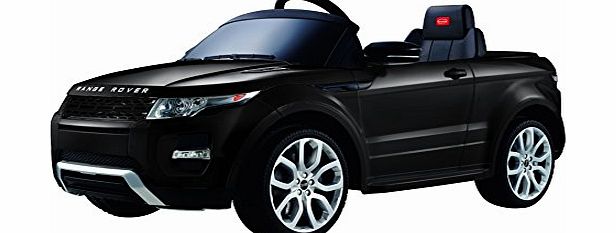 Duplay Range Rover Evoque - 12V Licensed Electric Ride On Car Jeep for Kids - Black