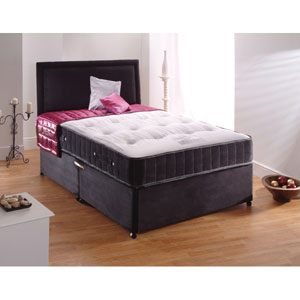 Dura Beds Ebony 4FT Sml Double Divan Bed
