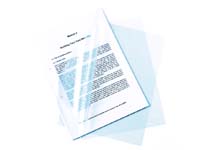 Durable 2939 A4 clear report covers for use with