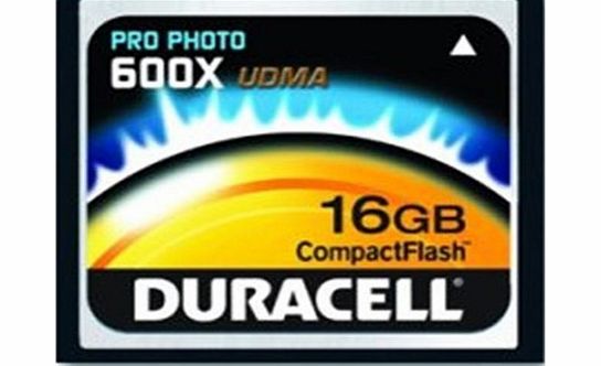 Duracell 16GB CF Pro, 600x