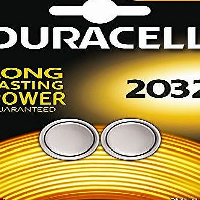 Duracell 2032 Specialty Lithium Coin Battery (Pack of 2)