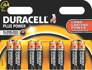 Duracell, 1228[^]74655 AA Batteries 8 Pack 74655