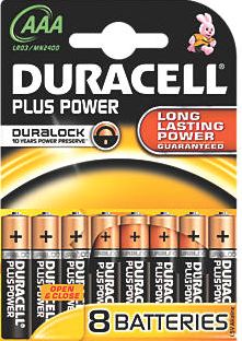 Duracell, 1228[^]84676 AAA Batteries 8 Pack 84676