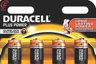 Duracell, 1228[^]23753 C Batteries 4 Pack 23753