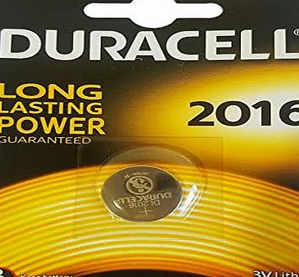 Duracell DL2016 3 V Coin Cell Lithium Battery