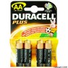 Duracell Plus AA Batteries LR6 Pack of 4