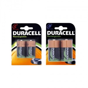 Duracell Rechargeable 2200mAh D - 2 Pack  