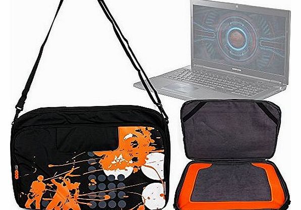 Limited Edition 17.3`` Laptop Case for Samsung Series 7 Gamer, Samsung Series 5 550P7C S0E & Samsung Series 3 300E5E - Shoulder & Messenger Bag / Satchel with Wrap-Around Zip Closure