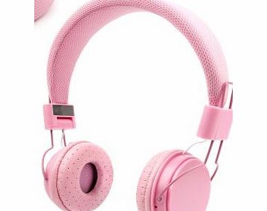 DURAGADGET Pink Ultra-Stylish Kids Fashion Headphones With Padded Design, Button Remote And Microphone For Leapfrog LeapPad Ultra / Ultra XDI / LeapPad 3 / LeapPad 3x