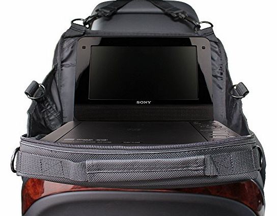 DURAGADGET Portable DVD Player Lightweight Bag And Headrest Mount For Sony DVP-FX875, DVP-FX720, DVP-FX780, DVP-FX930 