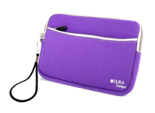 Purple ``Travel`` Water Resistant Cover With Front Storage Section & Twin Zip For Sony DVP-FX750 7-Inch Portable DVD Player & Sony DVPFX780 7-Inch Screen DVD Portable