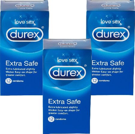 Durex, 2102[^]0107356 Extra Safe - 36 Condoms