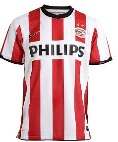 Dutch teams Nike 2010-11 PSV Eindhoven Home Nike Football Shirt