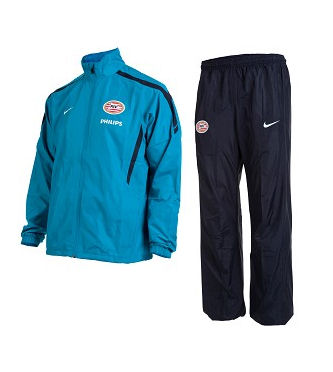 Dutch teams Nike 2010-11 PSV Eindhoven Nike Tracksuit (Blue)