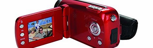 DVR Vivitar DVR808HD-RED Digital Video Camcorder - 8.1MP, HD, 1.8`` LCD, 4x Zoom