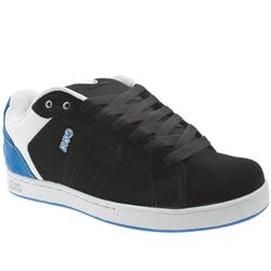 Dvs Male Charge Leather Upper in Black and White