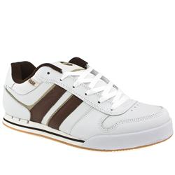 Dvs Male Venue Sp Leather Upper in White and Brown