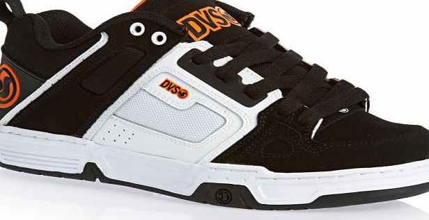 DVS Mens DVS Comanche Shoes - Black White Nubuck