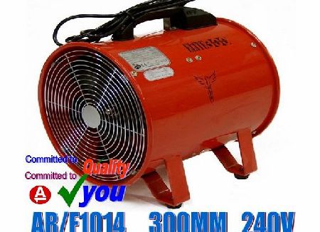 DYNATEC 300 mm 12`` Dust Fume Air Extractor Ventilation Fan Extraction 240 V Volt Portable AR/F1014